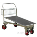 Galvanized Cash and Carry Trolley Plywood Deck